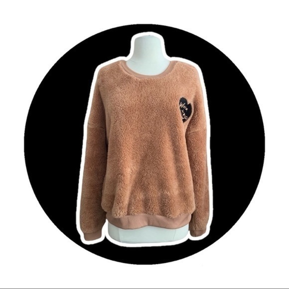 Zoe + Liv Warm and Cozy Teddy Bear Sweater - Picture 5 of 5